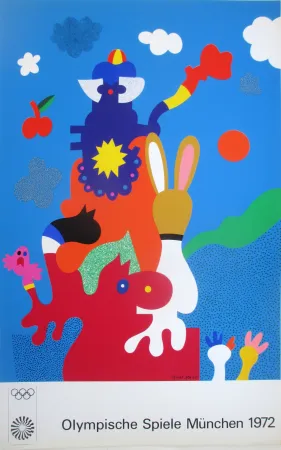 シルクスクリーン Alt - OL 1972 - original colour silkscreen