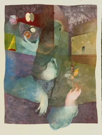 シルクスクリーン Alvar - LES FADES DE BENDORMIENES