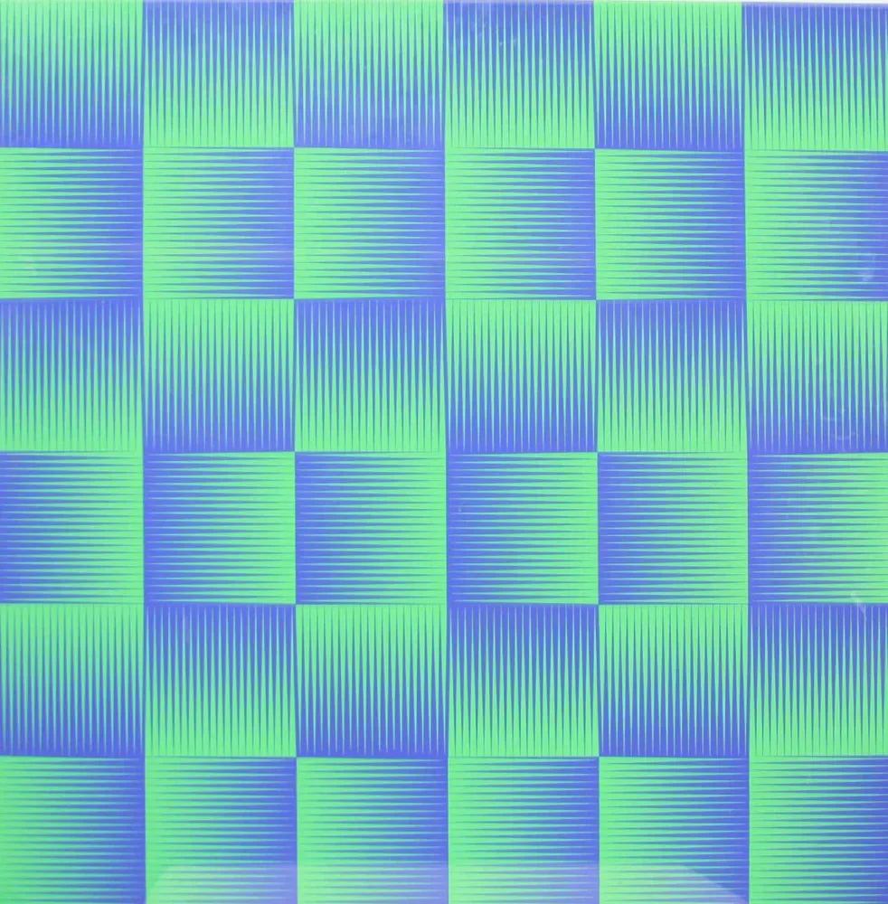 シルクスクリーン Alviani - SENZA TITOLO