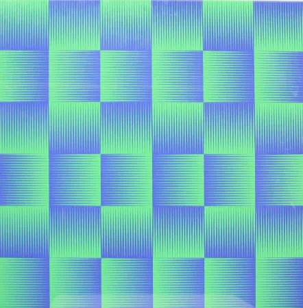 シルクスクリーン Alviani - SENZA TITOLO