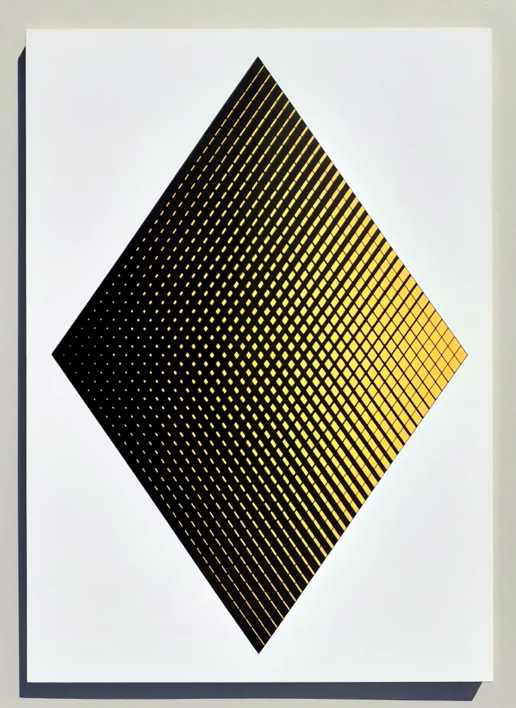 シルクスクリーン Alviani - Senza titolo