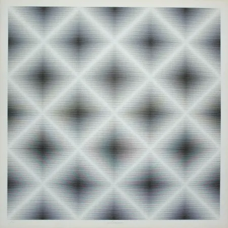 シルクスクリーン Alviani - Senza titolo