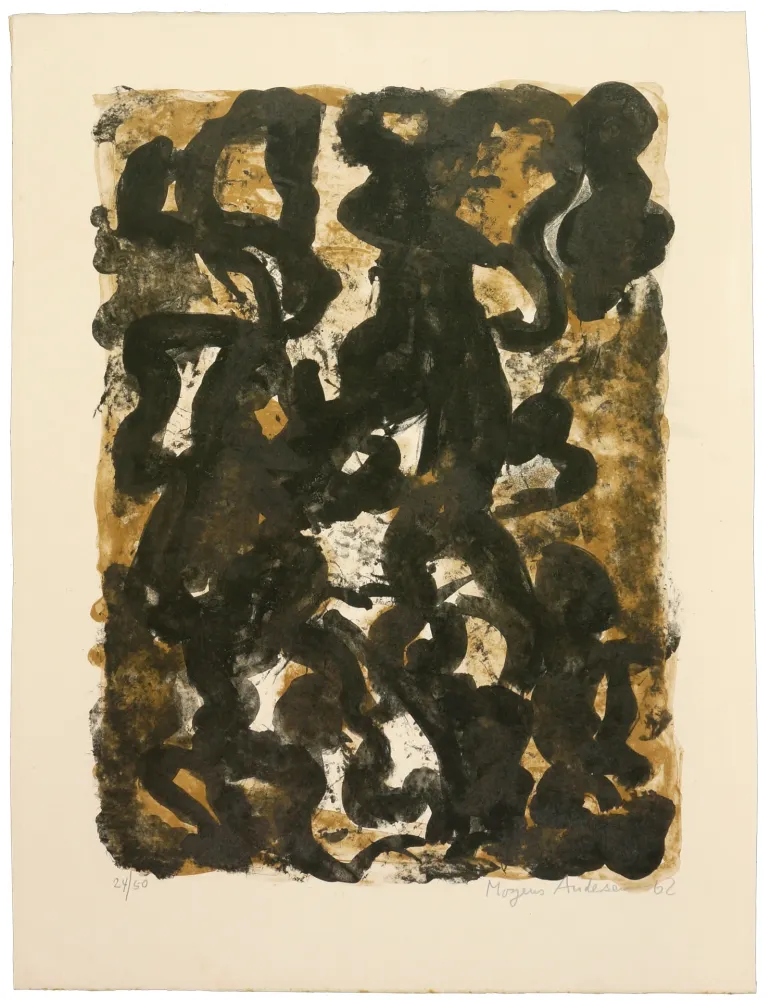 リトグラフ Andersen - Sans Titre