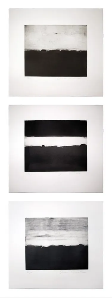 シルクスクリーン Andoe - Three Landscapes 