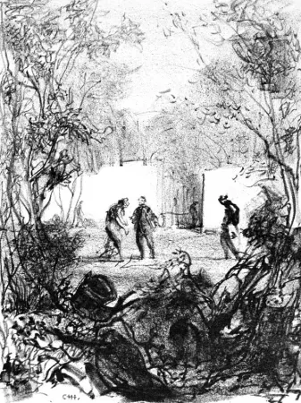 リトグラフ Annigoni - Figure