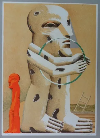 リトグラフ Antes - Ohne Titel