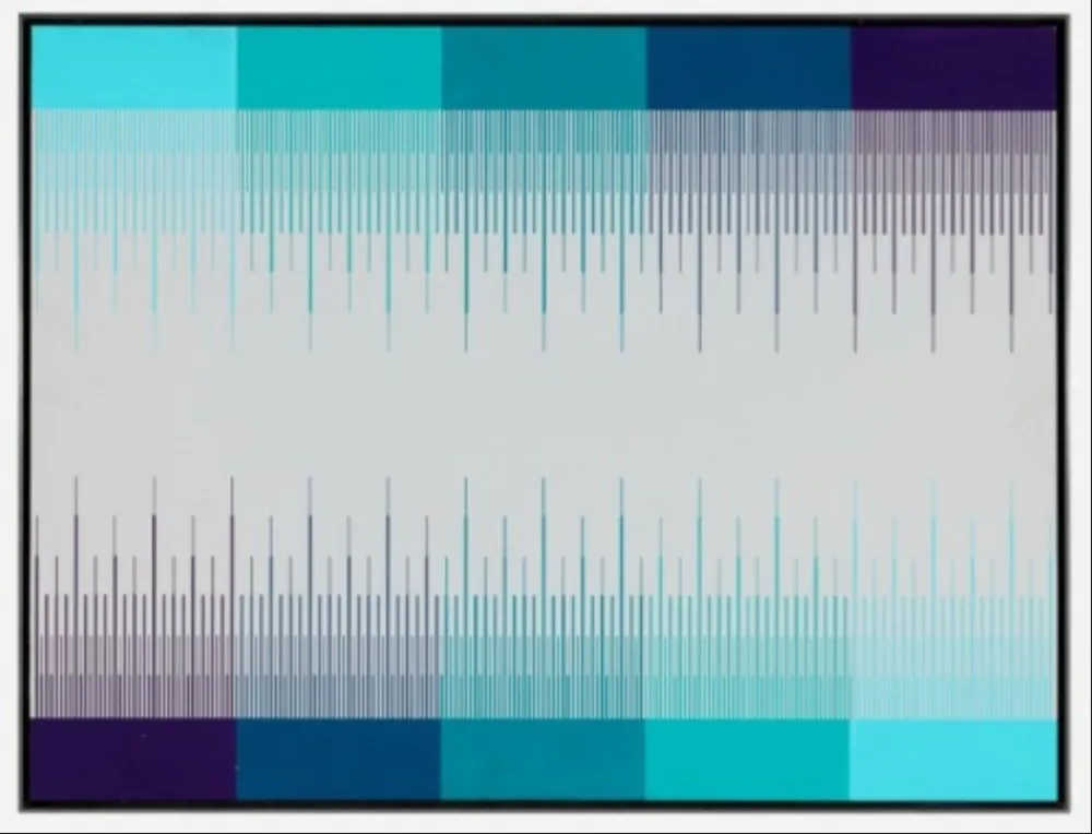 多数の Anuszkiewicz - Soft Gray