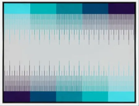 多数の Anuszkiewicz - Soft Gray