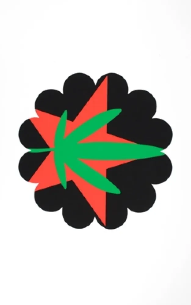 シルクスクリーン Apfelbaum - Yippies