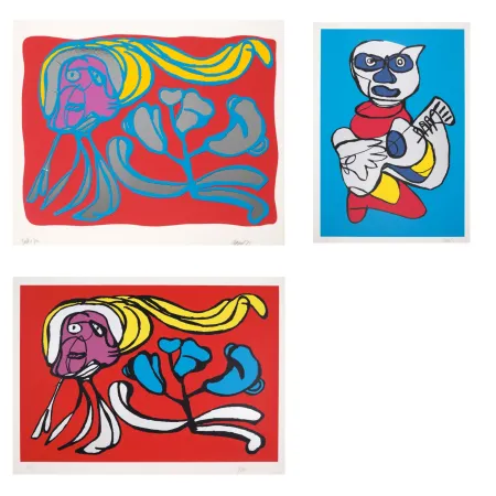 多数の Appel - A Group of 3 Screenprints