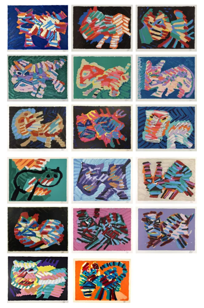 リトグラフ Appel - Cats