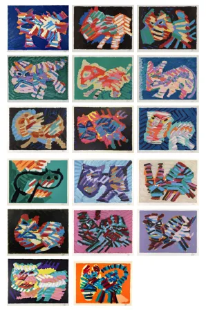 リトグラフ Appel - Cats