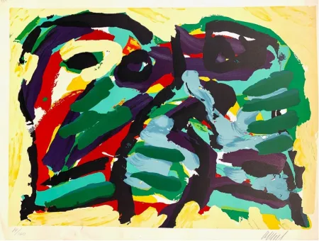 リトグラフ Appel - Composition