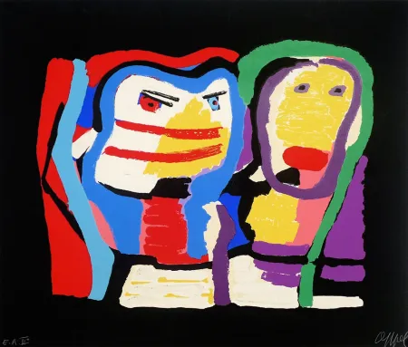 シルクスクリーン Appel - Deus Personnages