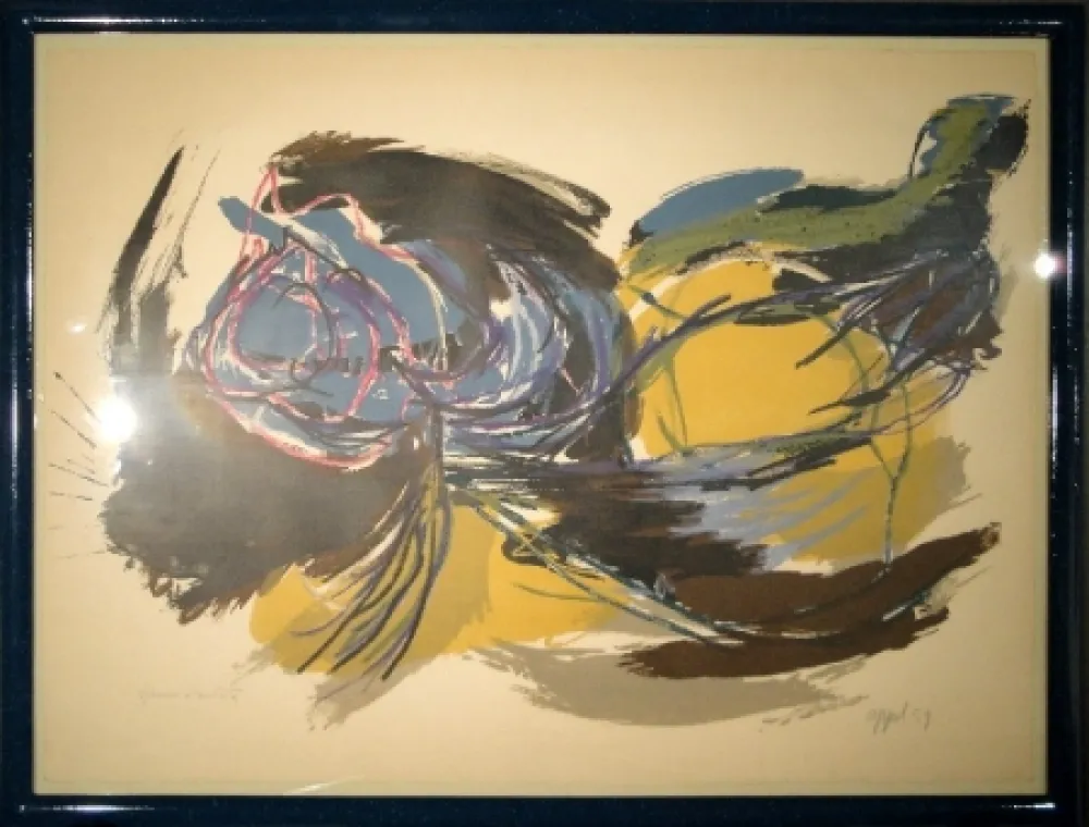 リトグラフ Appel - Oiseau de l’aube