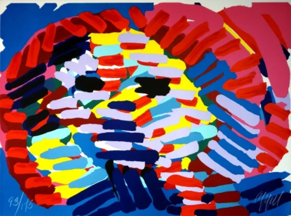 リトグラフ Appel - Once I was the sun