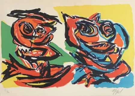 リトグラフ Appel - Personnages, ca.