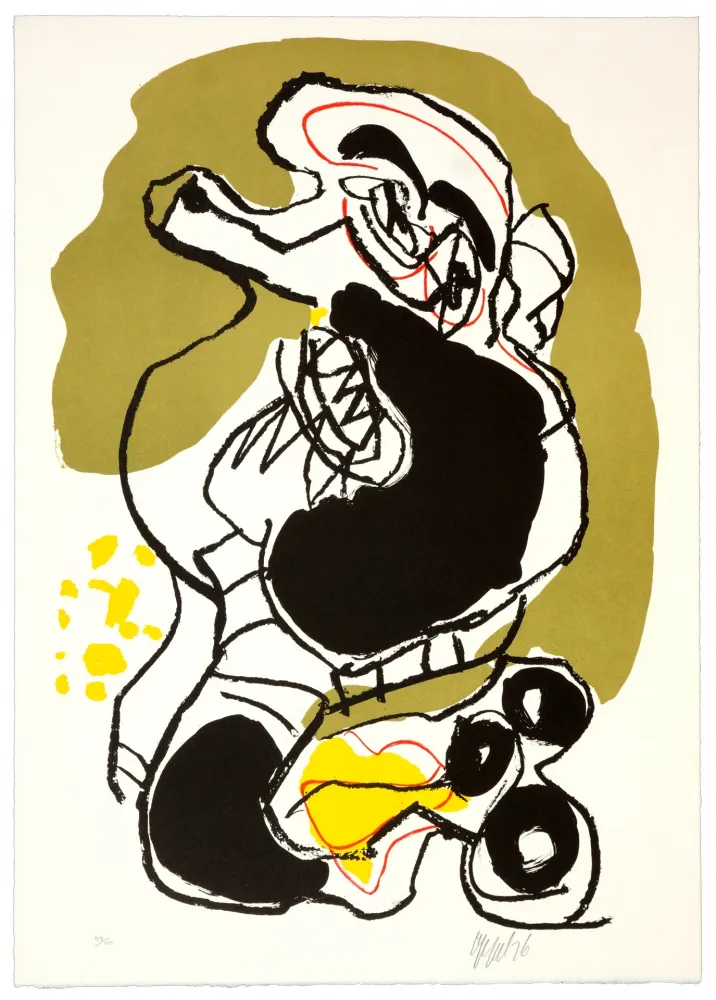 リトグラフ Appel - Pour Jorn