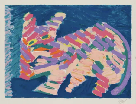 リトグラフ Appel - Resting Cat