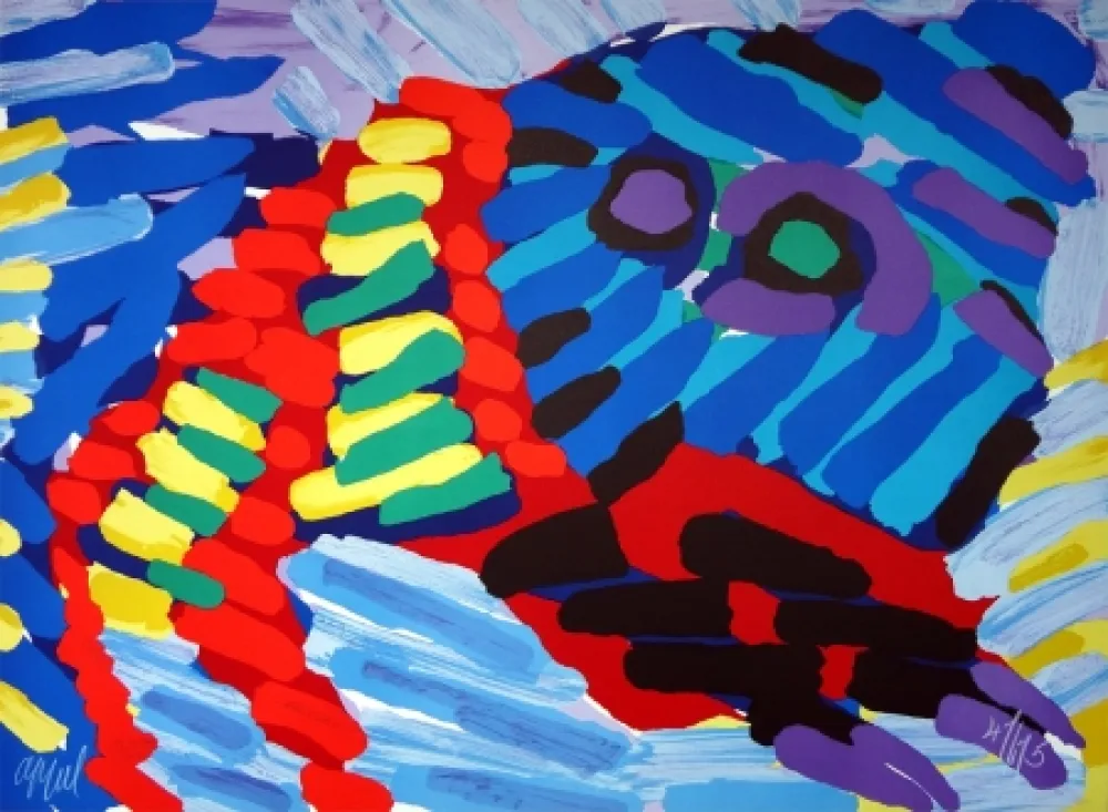 リトグラフ Appel - See me running again