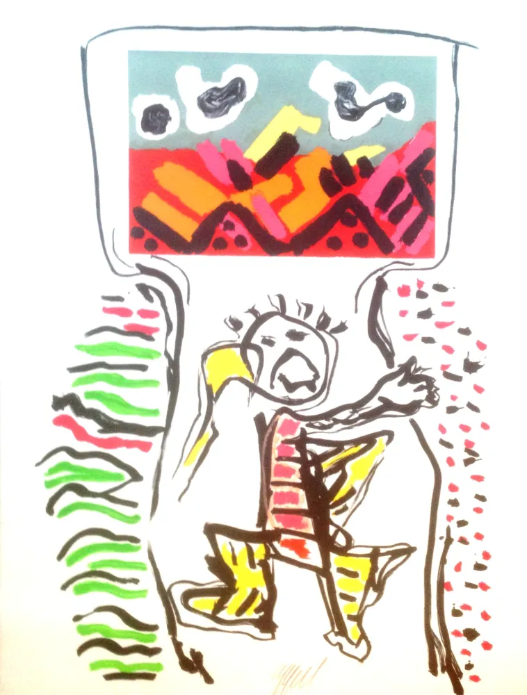 リトグラフ Appel - Un ami pour la vie 