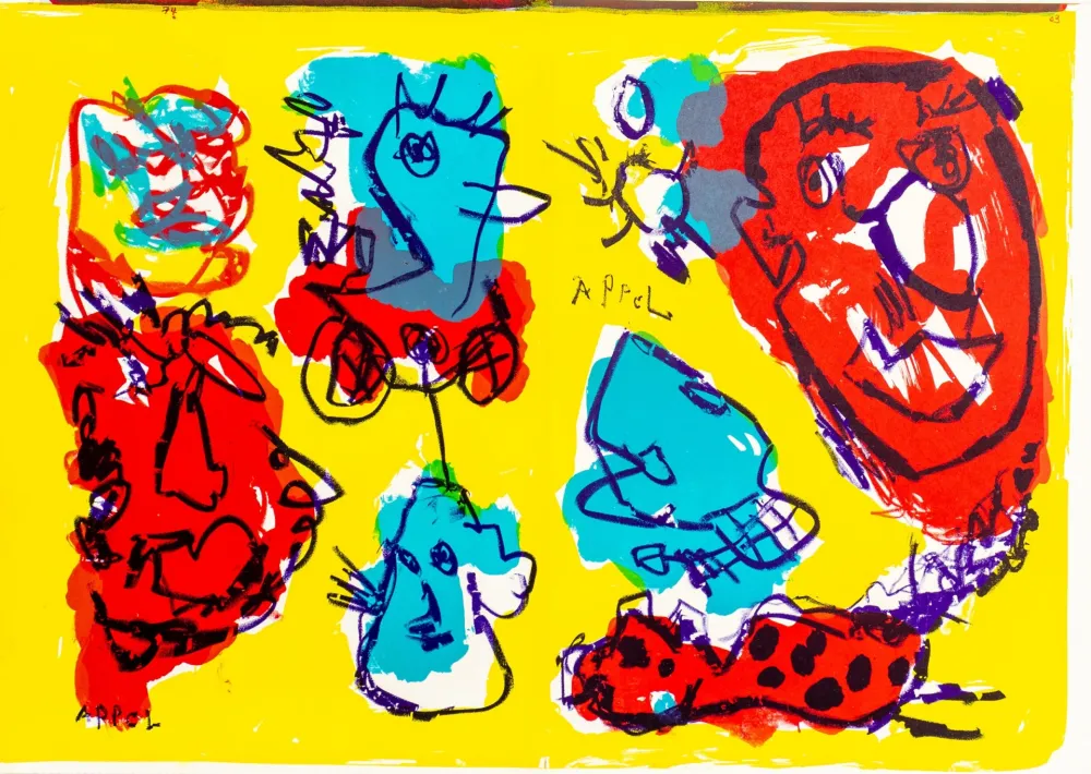 リトグラフ Appel - Untitled,