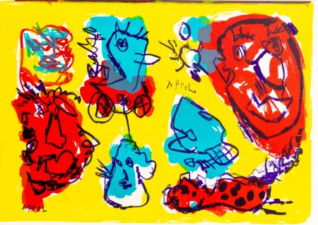 リトグラフ Appel - Untitled,