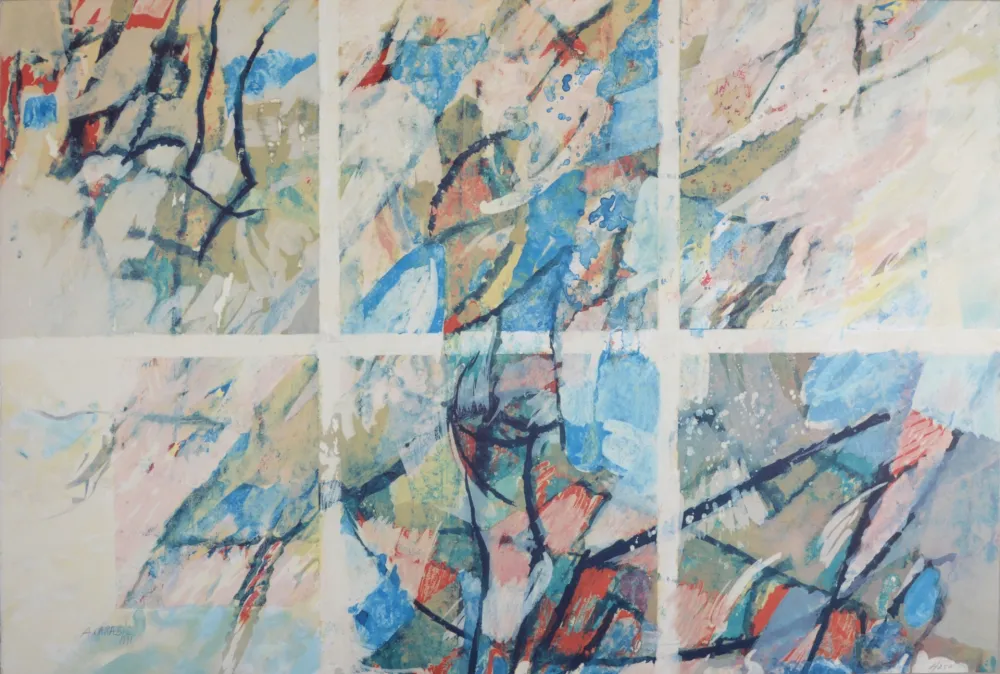 リトグラフ Arabis - Composition abstraite