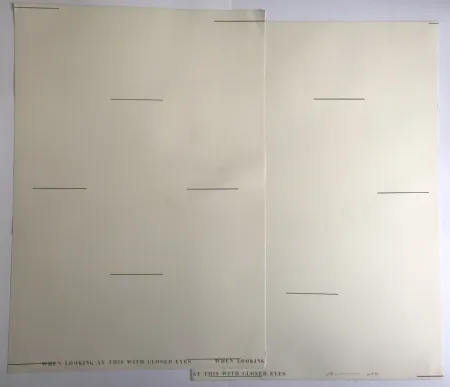 リトグラフ Arakawa - When looking at this with closed eyes