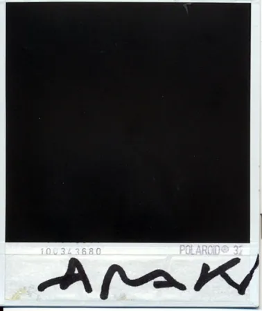 写真 Araki - Parte trasera de la polaroid