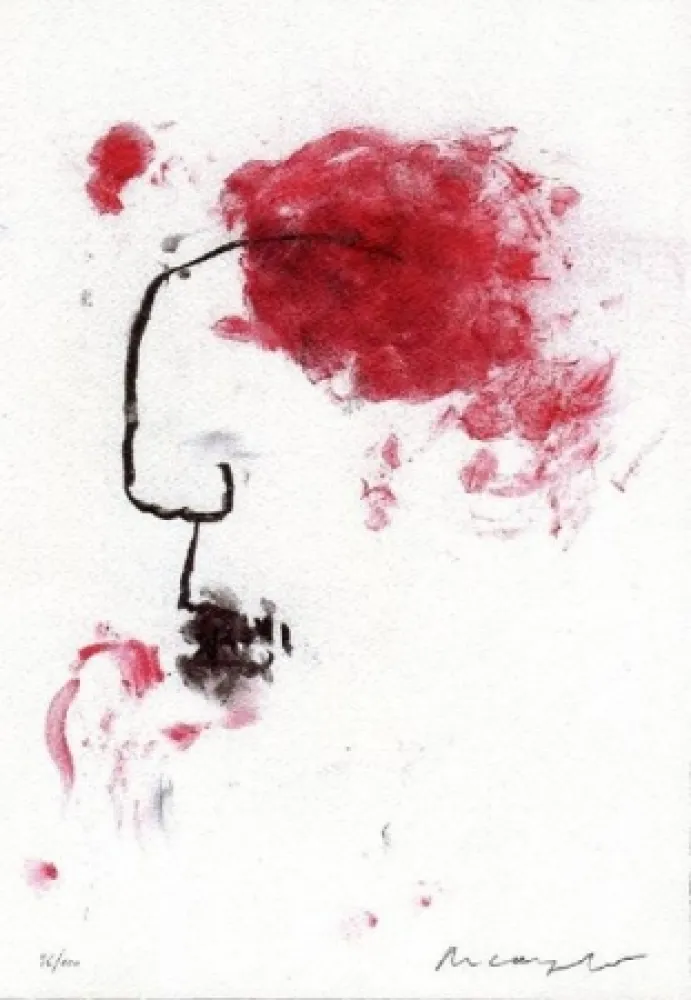 リトグラフ Arcangelo - Senza titolo