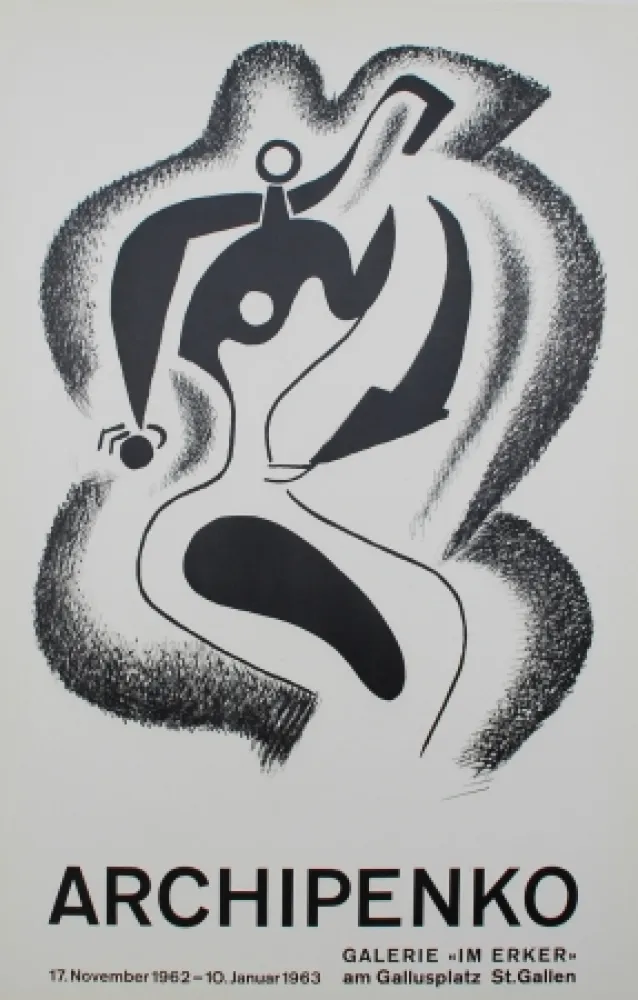 リトグラフ Archipenko - Le sculpteur (The Sculptor)