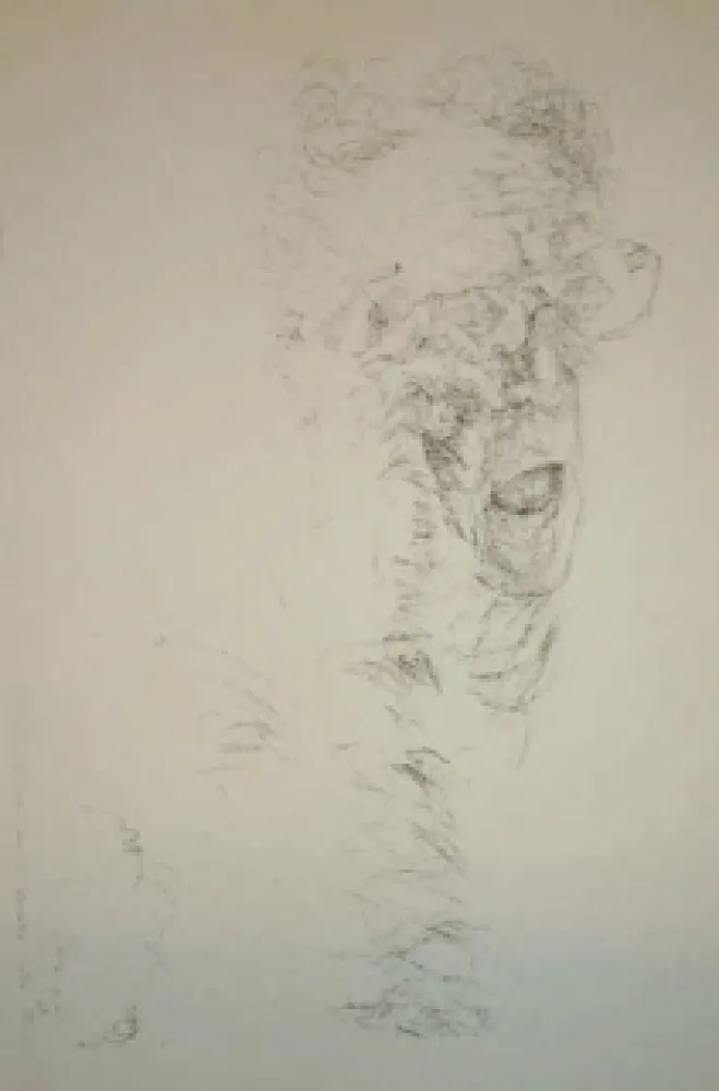 リトグラフ Arhika - Autoportrait