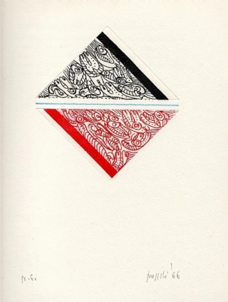 挿絵入り本 Aricò - Controcanto con la neve e un viaggio