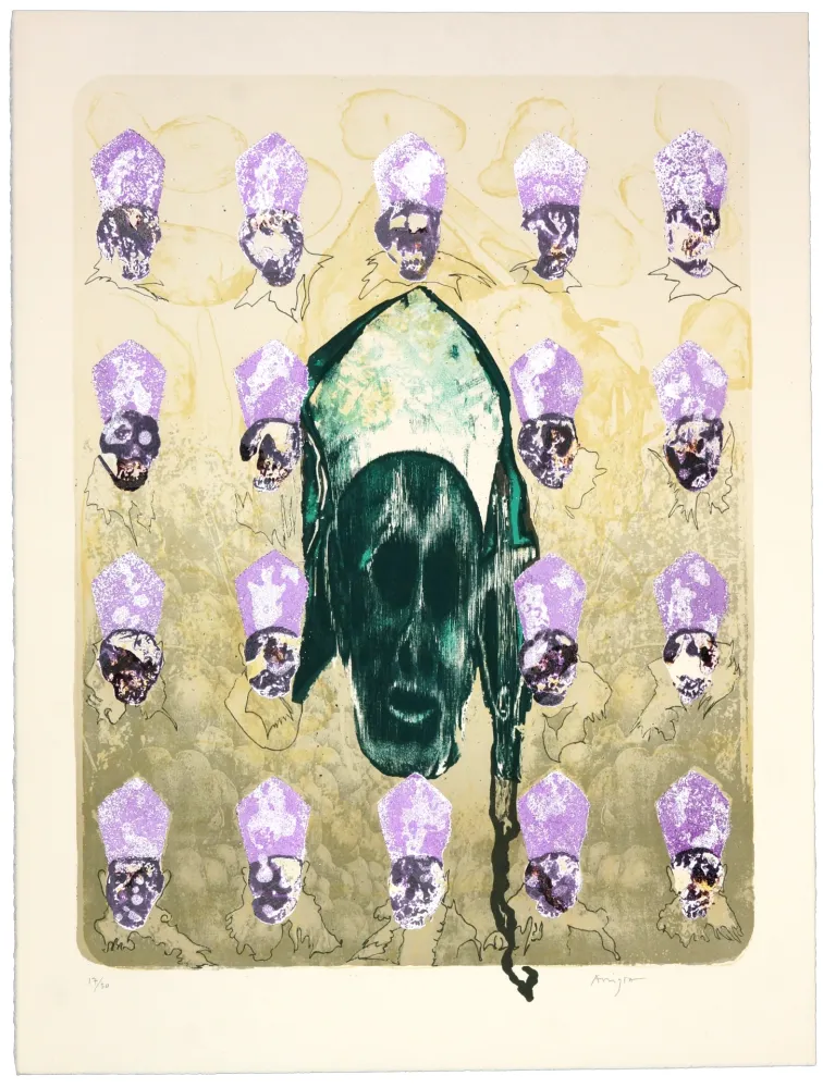 リトグラフ Aritza - Papa Verde