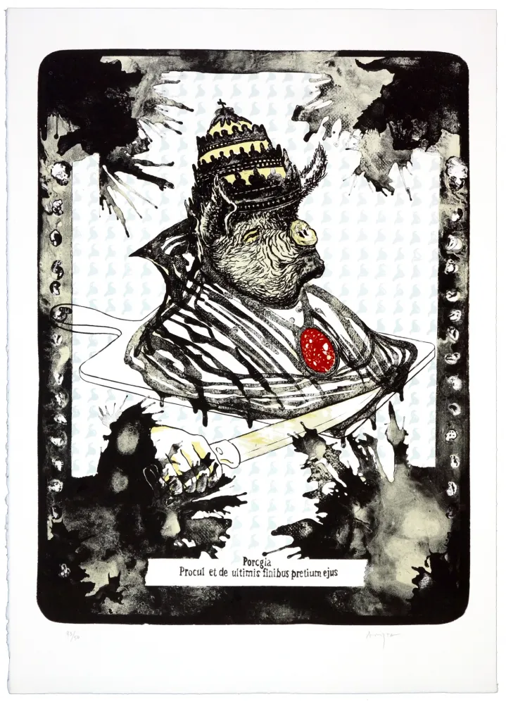 リトグラフ Aritza - Porcgia