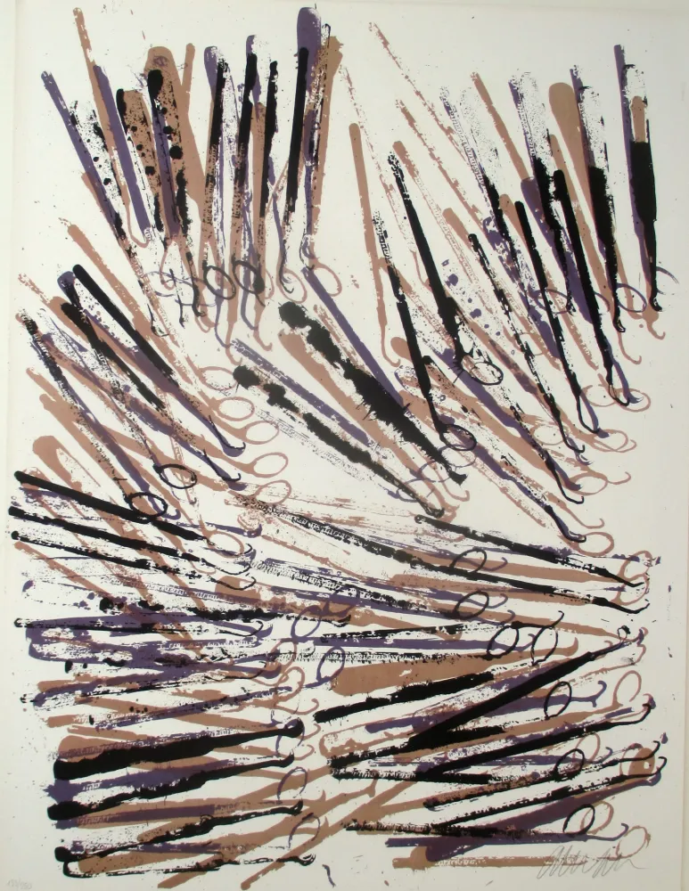 リトグラフ Arman - Artistery: Dentistery plate 4