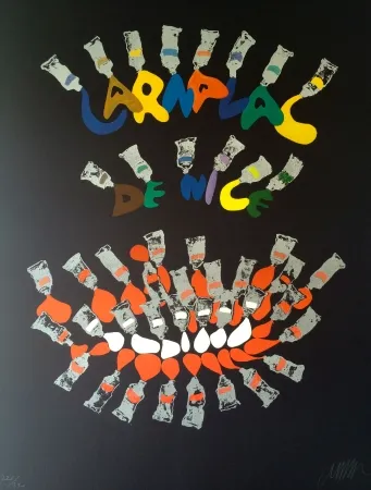 リトグラフ Arman - Carnaval de Nice