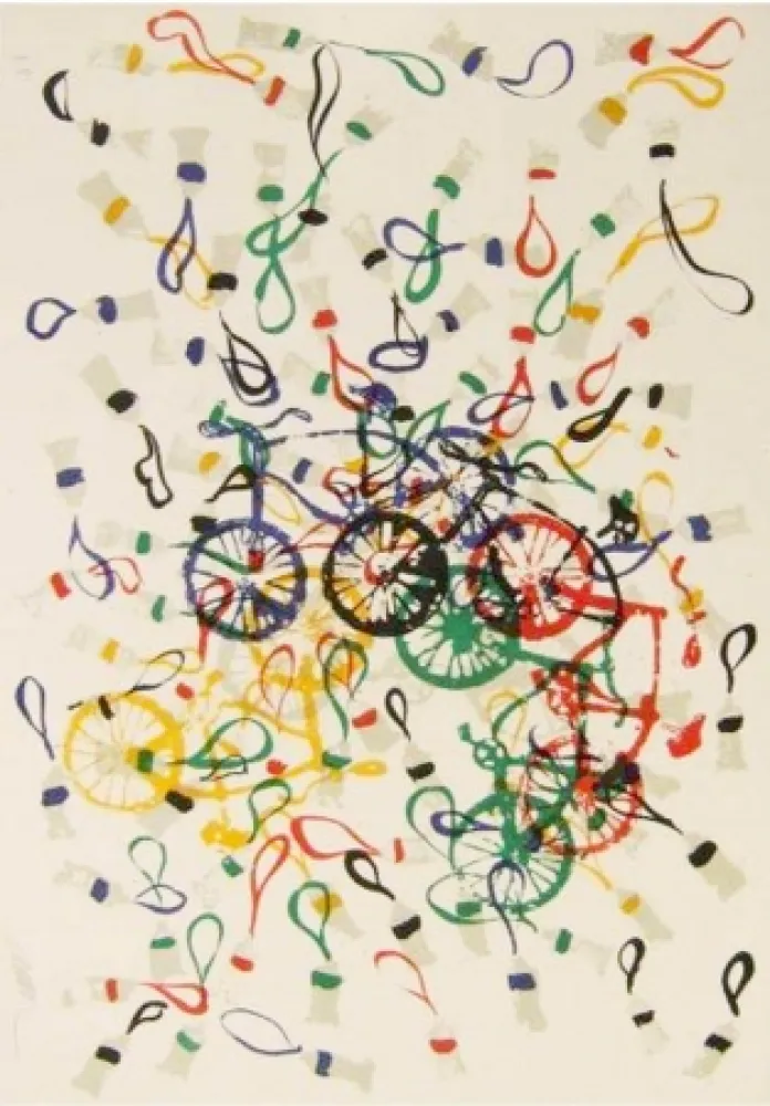 リトグラフ Arman - Composition