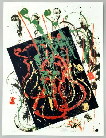 シルクスクリーン Arman - Composizione