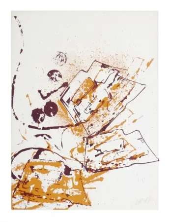 リトグラフ Arman - Fer à repasser