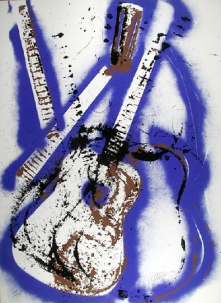 シルクスクリーン Arman - Flamenco