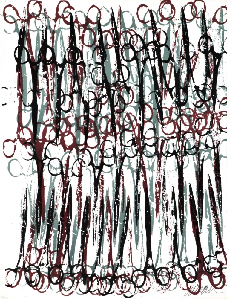 リトグラフ Arman - Gothic