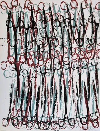 リトグラフ Arman - Gothic