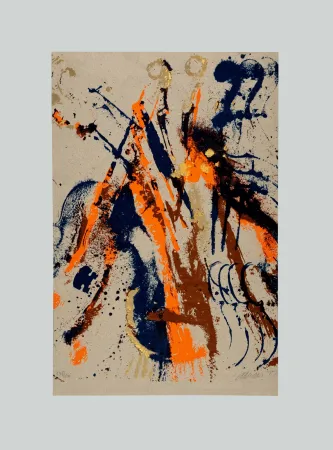 シルクスクリーン Arman - Grey mood