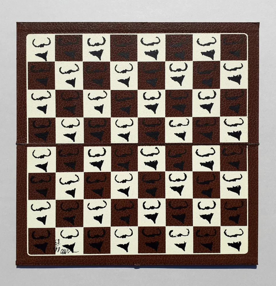 シルクスクリーン Arman - Hommage a Duchamp. To and for Rrose Selavy (scacchiera)