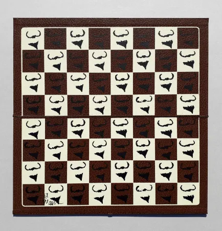シルクスクリーン Arman - Hommage a Duchamp. To and for Rrose Selavy (scacchiera)