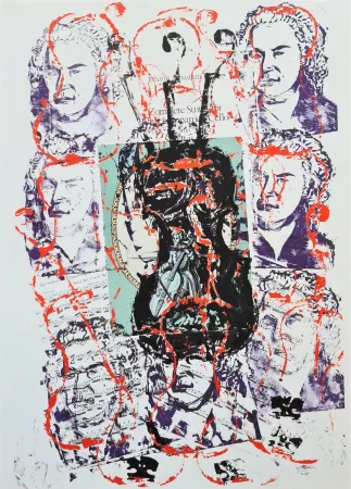 リトグラフ Arman - Johann Sebastian Bach