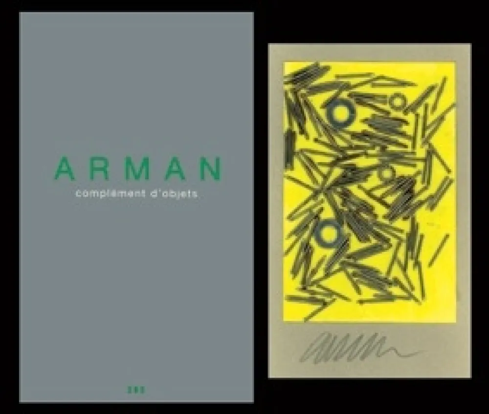 挿絵入り本 Arman - L'art en écrit