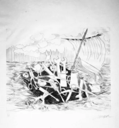 挿絵入り本 Arman - Le naufrage de Méduse